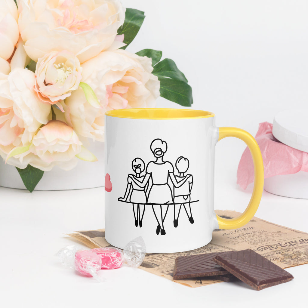 Mothers Day Mug with Color Inside - BB's Tees and More