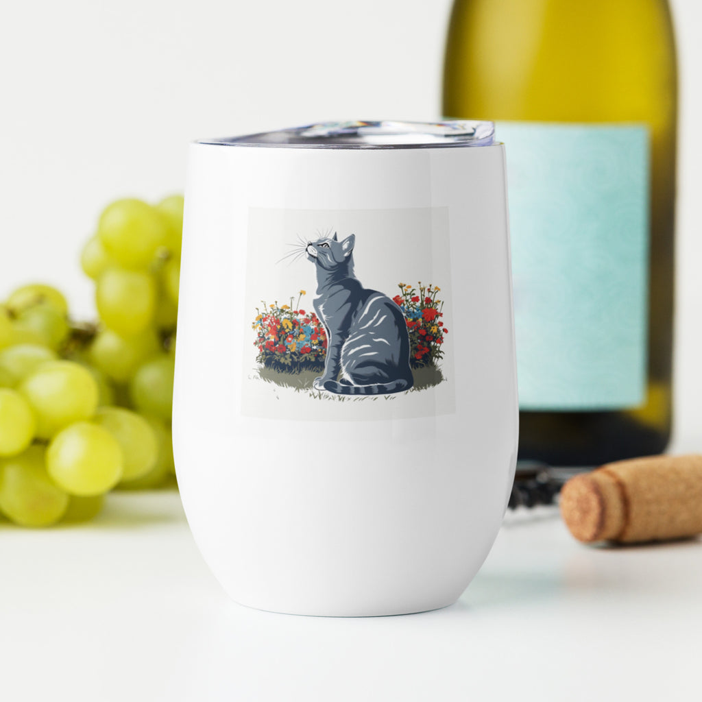 Cat Lovers Wine tumbler - BB's Tees and More