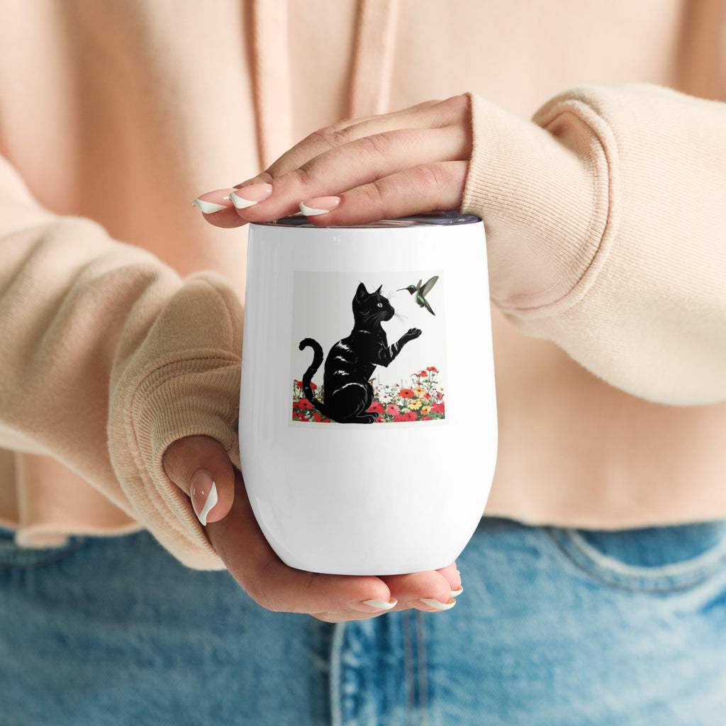 Cat Lovers Wine tumbler - BB's Tees and More