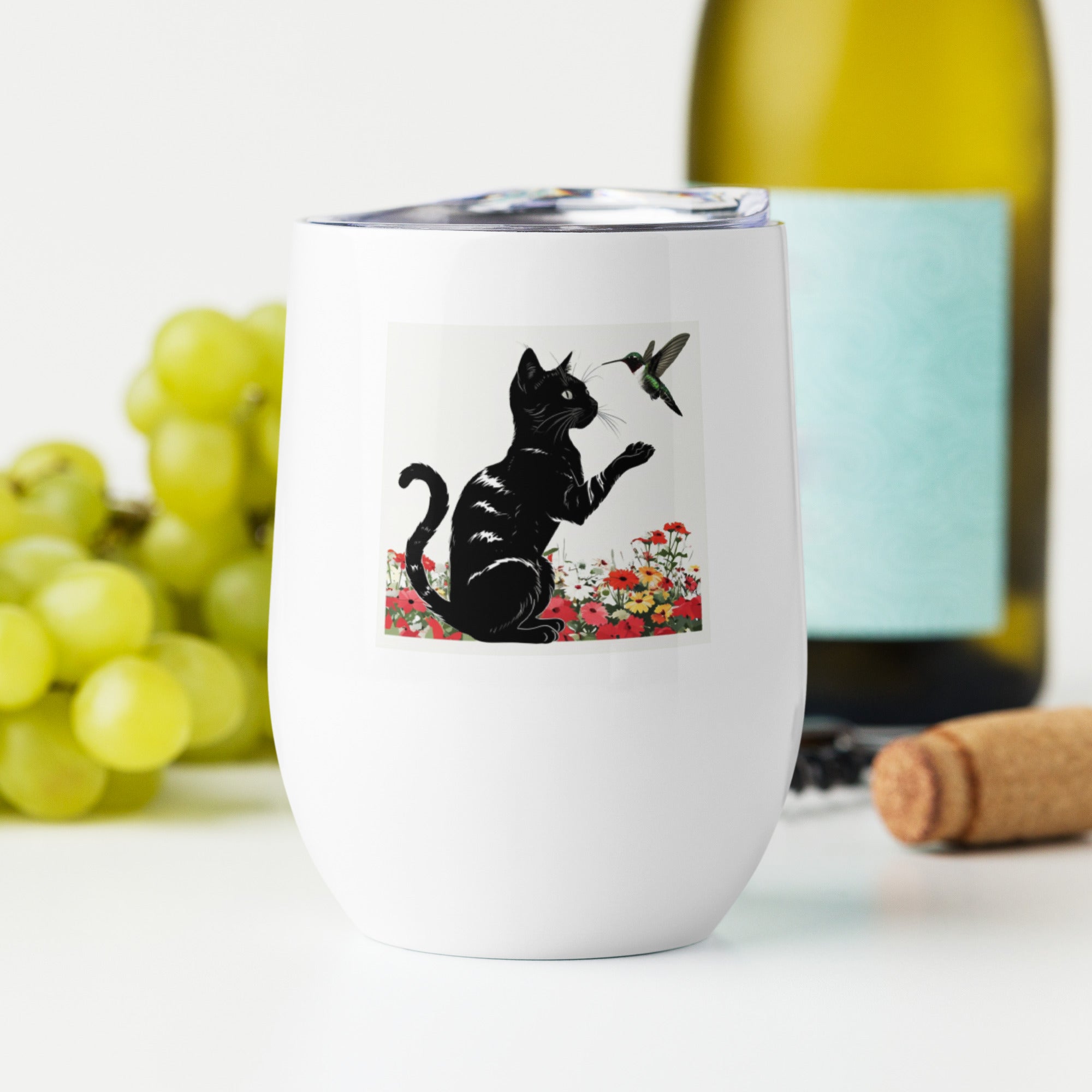 Cat Lovers Wine tumbler - BB's Tees and More